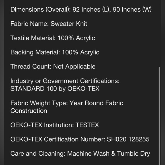 Casaluna Chunky Knit Blanket - Dark Gray NWT Full/Queen - Picture 5 of 8